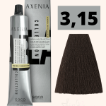 Tinte Axenia Lab 3,15. Castaño Oscuro Ceniza Caoba. 100 ml.