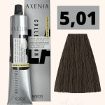 Tinte Axenia Lab 5,01. Castaño Claro Natural Ceniza. 100 ml.
