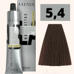 Tinte Axenia Lab 5,4. Castaño Claro Cobrizo. 100 ml.