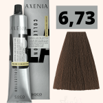 Tinte Axenia Lab 6,73. Rubio Oscuro Tabaco Dorado. 100 ml.