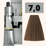 Tinte Axenia Lab 7,0. Rubio. 100 ml.