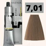 Tinte Axenia Lab 7,01. Rubio Ceniza Natural. 100 ml.