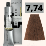 Tinte Axenia Lab 7,74. Rubio Tabaco Cobrizo. 100 ml.