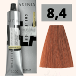 Tinte Axenia Lab 8,4. Rubio Claro Cobrizo. 100 ml.