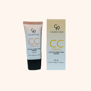 CC Cream Primer Corrector SPF 30 Naranja 30 ml. Box.