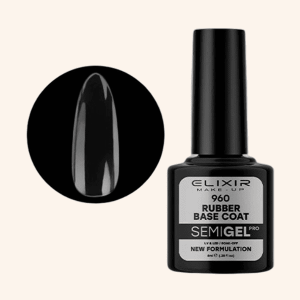 Base Rubber Esmalte Permanente Elixir 8 ml. Portada