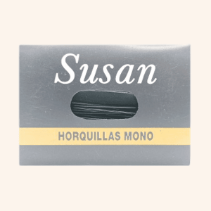 Caja 300 Horquillas Moño Lisas Negras Asuer 16019 Portada