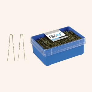 Caja Horquillas Moño Rubio Eurostil 55mm 01616 Portada