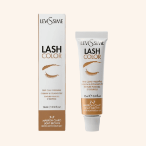 Tinte Marrón Claro 7.7 Pestañas Cejas Levissime 15 ml Portada